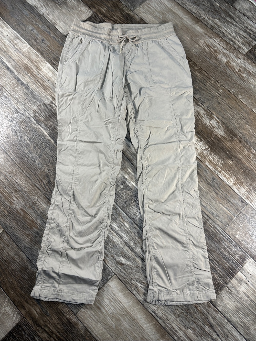 The North Face Women's Light Tan Drawstring Trousers